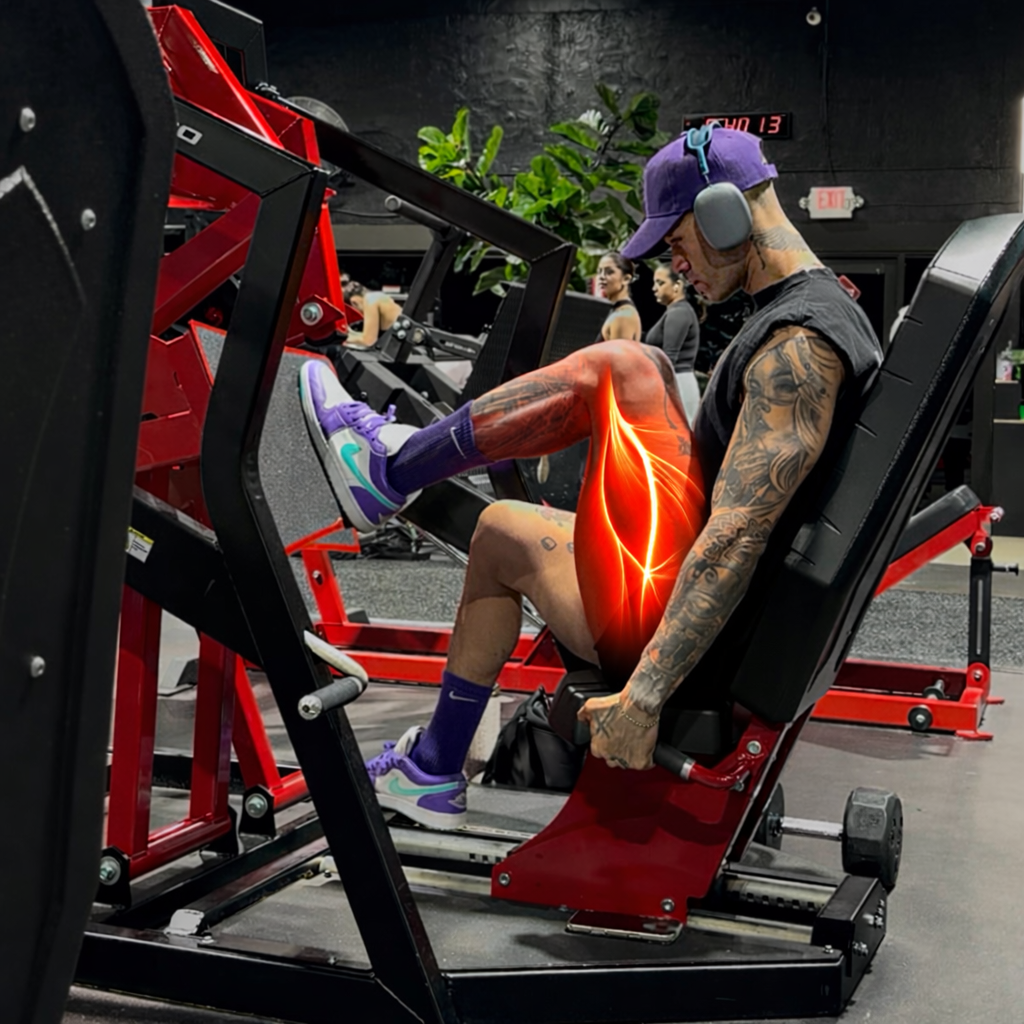 Javier training — leg press